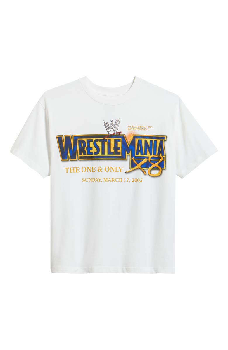 ID Supply Co WWE Wrestlemania Icon Vs. Icon Graphic T-Shirt, Alternate, color, White