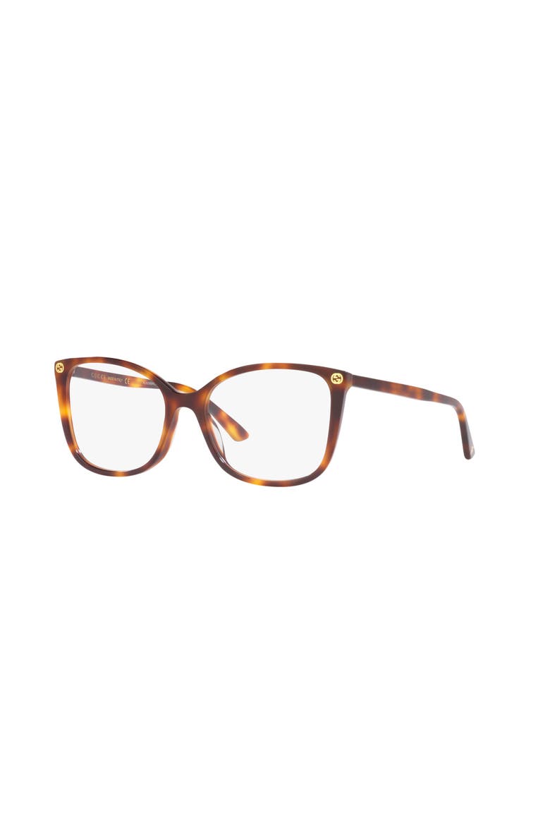 53mm Round optical glasses, Main, color, Tortoise