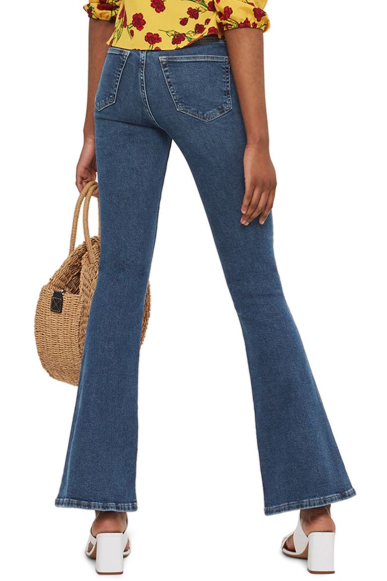Jamie Flare Jeans, Alternate, color, INDIGO