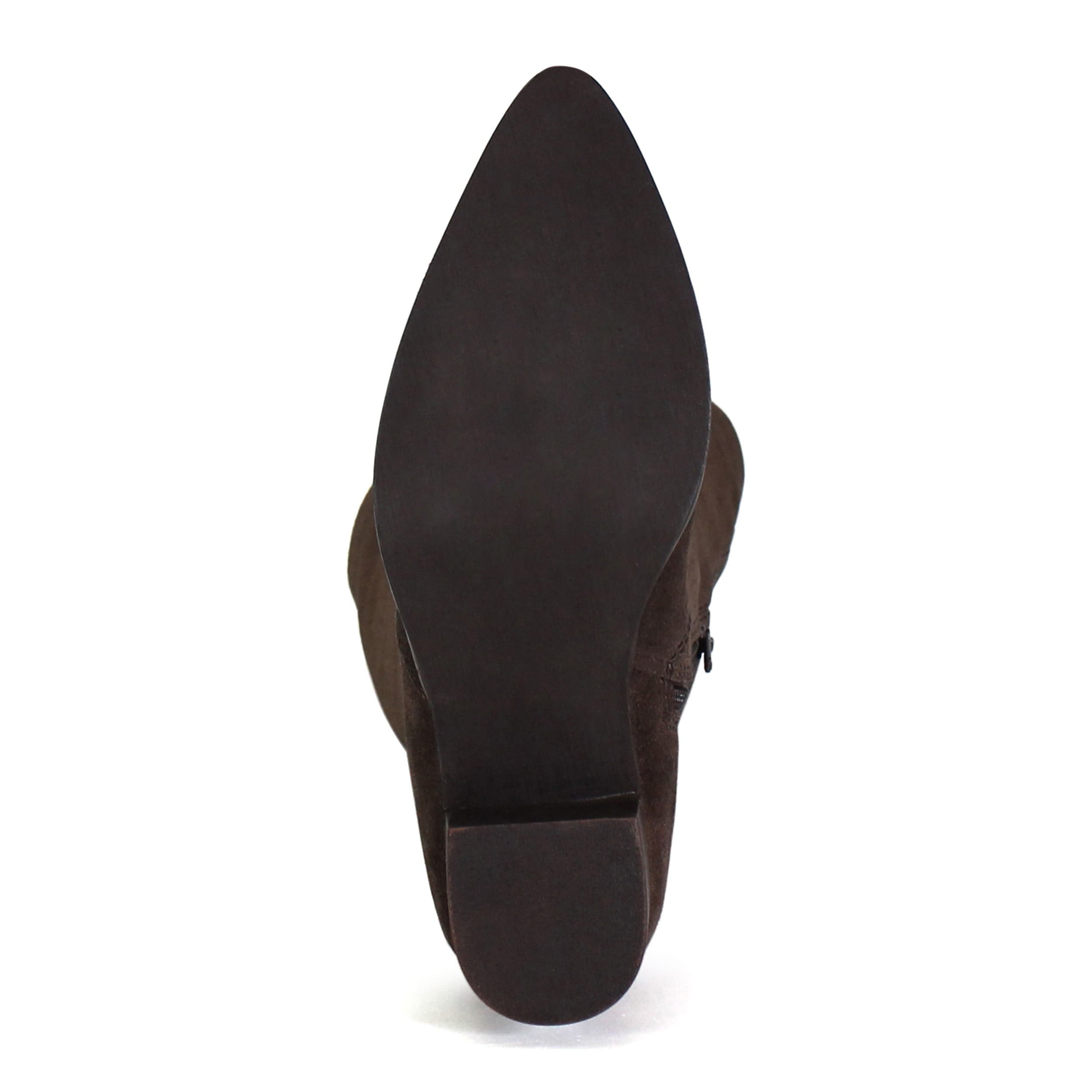 Diba True DIG ITAL Leather Sleek Tall Boot, Alternate, color, Dark Brown