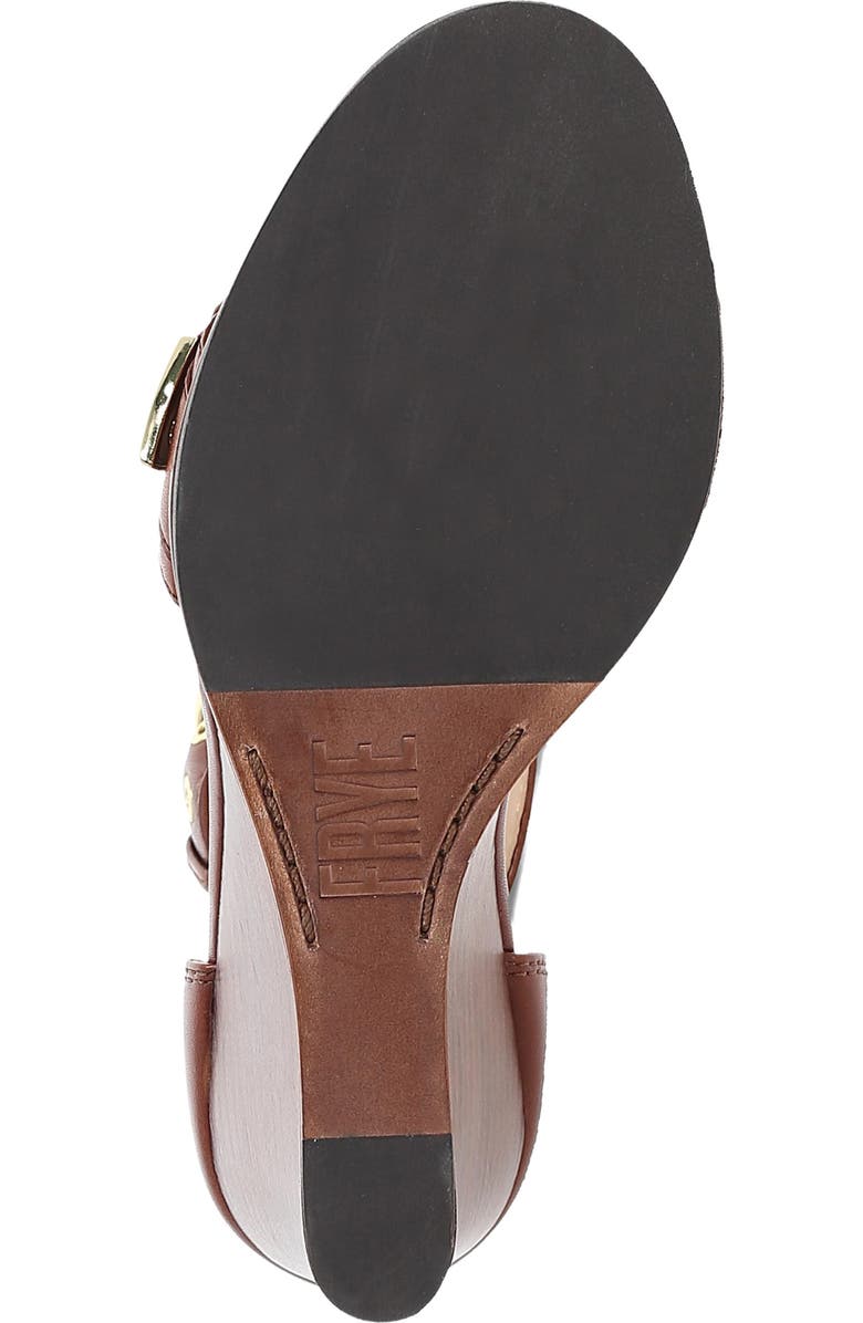 Frye Rachel Ankle Strap Wedge Sandal, Alternate, color, Ivory