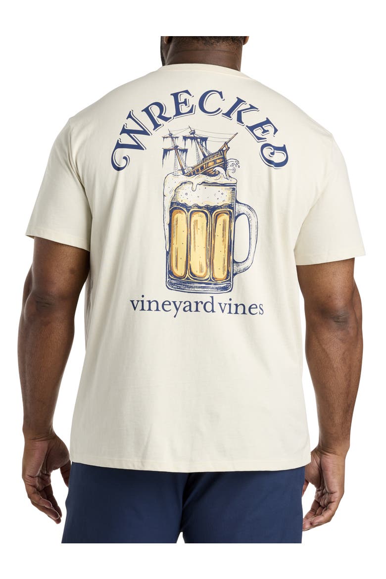 Big & Tall Wrecked Graphic Tee, Alternate, color, STONE
