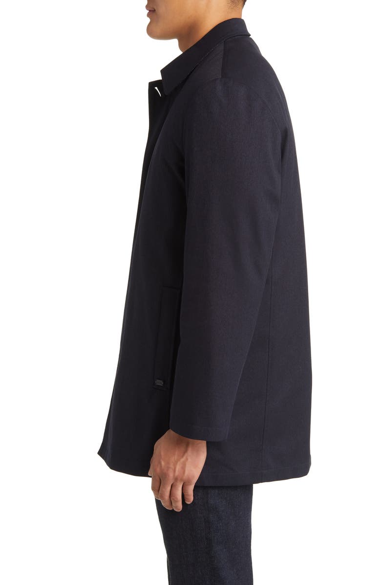Hart Schaffner Marx Gilmore Water Resistant Raincoat with Removable Liner, Alternate, color, Navy