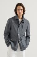 Brunello Cucinelli Bonded fresco field jacket