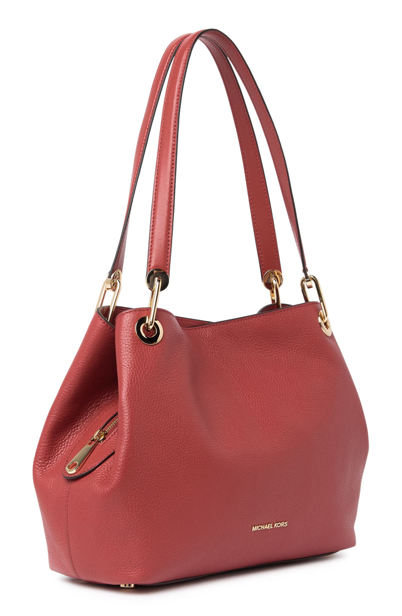 Large Raven Leather Tote, Alternate, color, TERRACOTTA