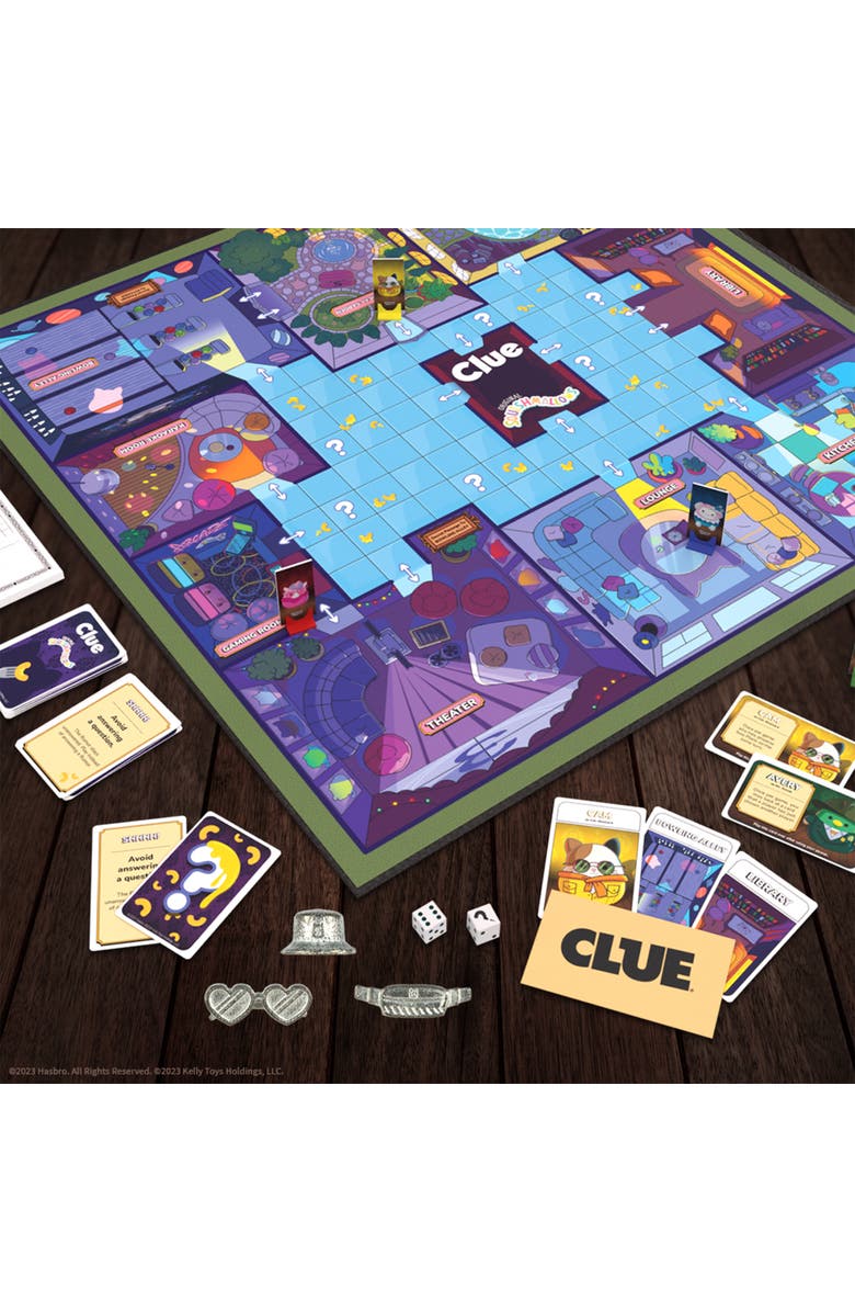 CLUE Original Squishmallows Mystery Board Game, Ages 8+, Alternate, color, Multicolored