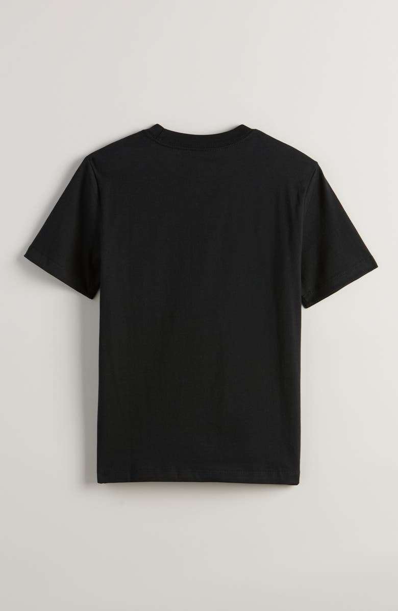 Treasure & Bond Kids' Loose Fit Cotton Graphic T-Shirt, Alternate, color, Black Neon Ramen