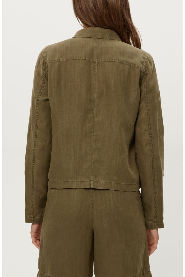 Nash Linen Blend Jacket, Alternate, color, CAPER