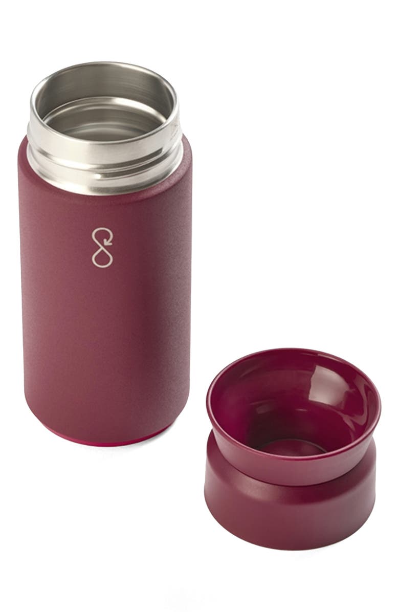 Ocean Bottle Brew 12-Ounce Coffee Flask, Alternate, color, Maroon Dusk