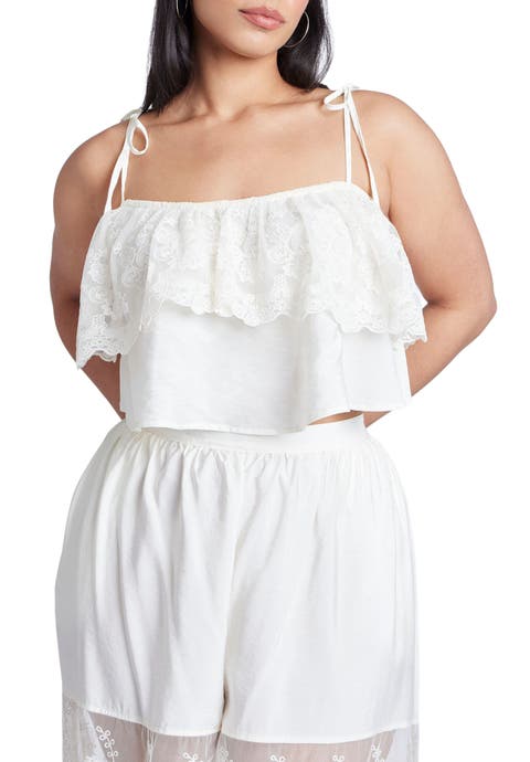 Camisole Lace Crop Top (Plus Available)