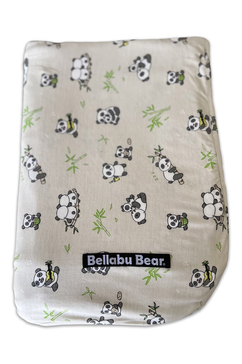 Kids' Panda Bear Print Reversible Blanket, Main, color, GREY WWITH PANDAS