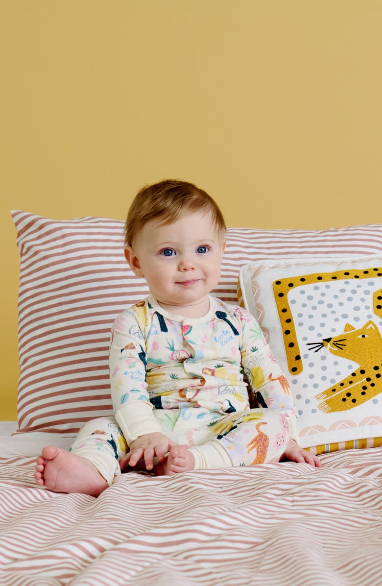 Magnetic Me Wanderlust Travel Print Magnetic Convertible Romper, Alternate, color, 