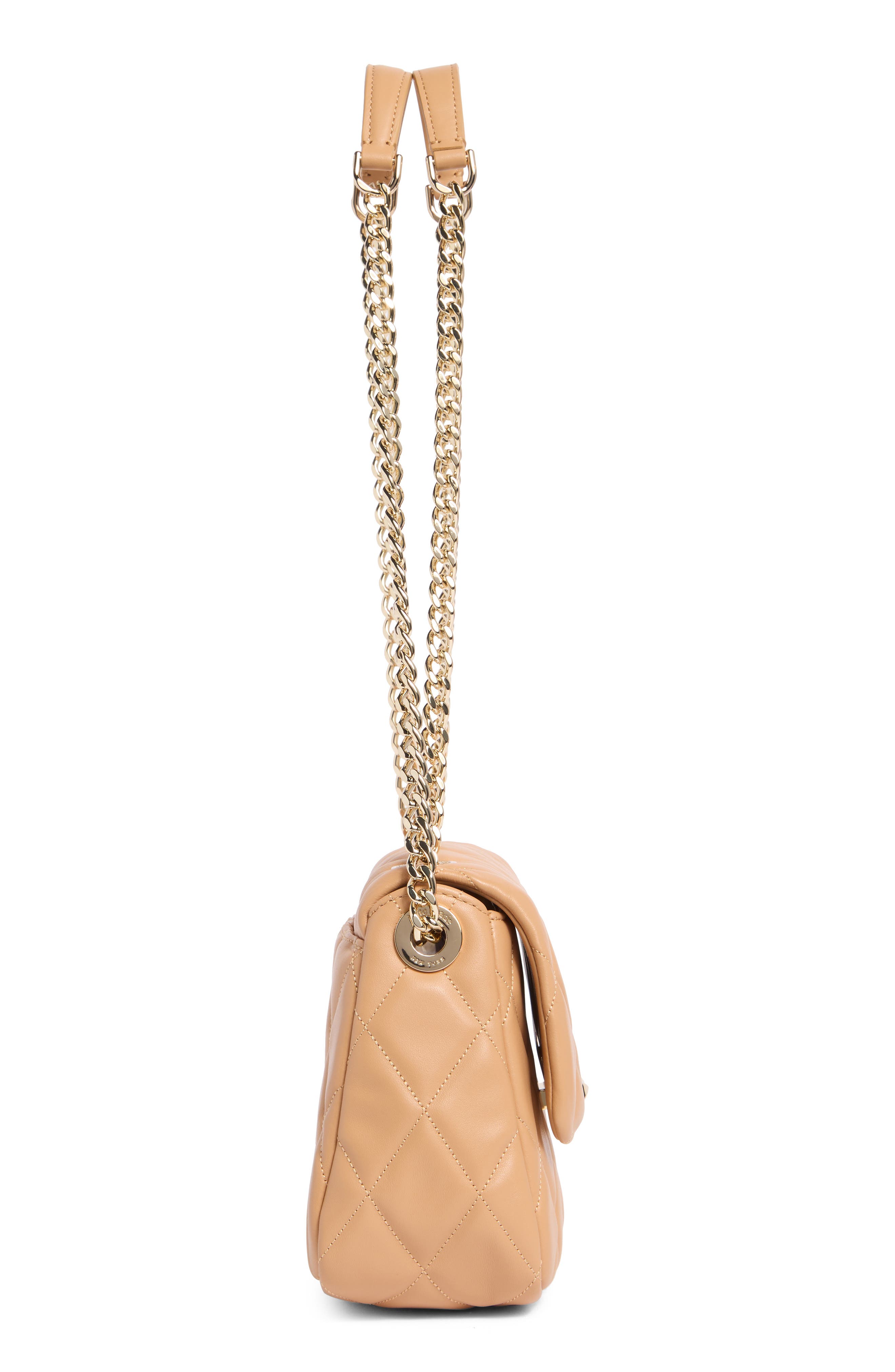 Kate Spade New York carey quilted shoulder bag, Alternate, color, Tiramisu Mousse