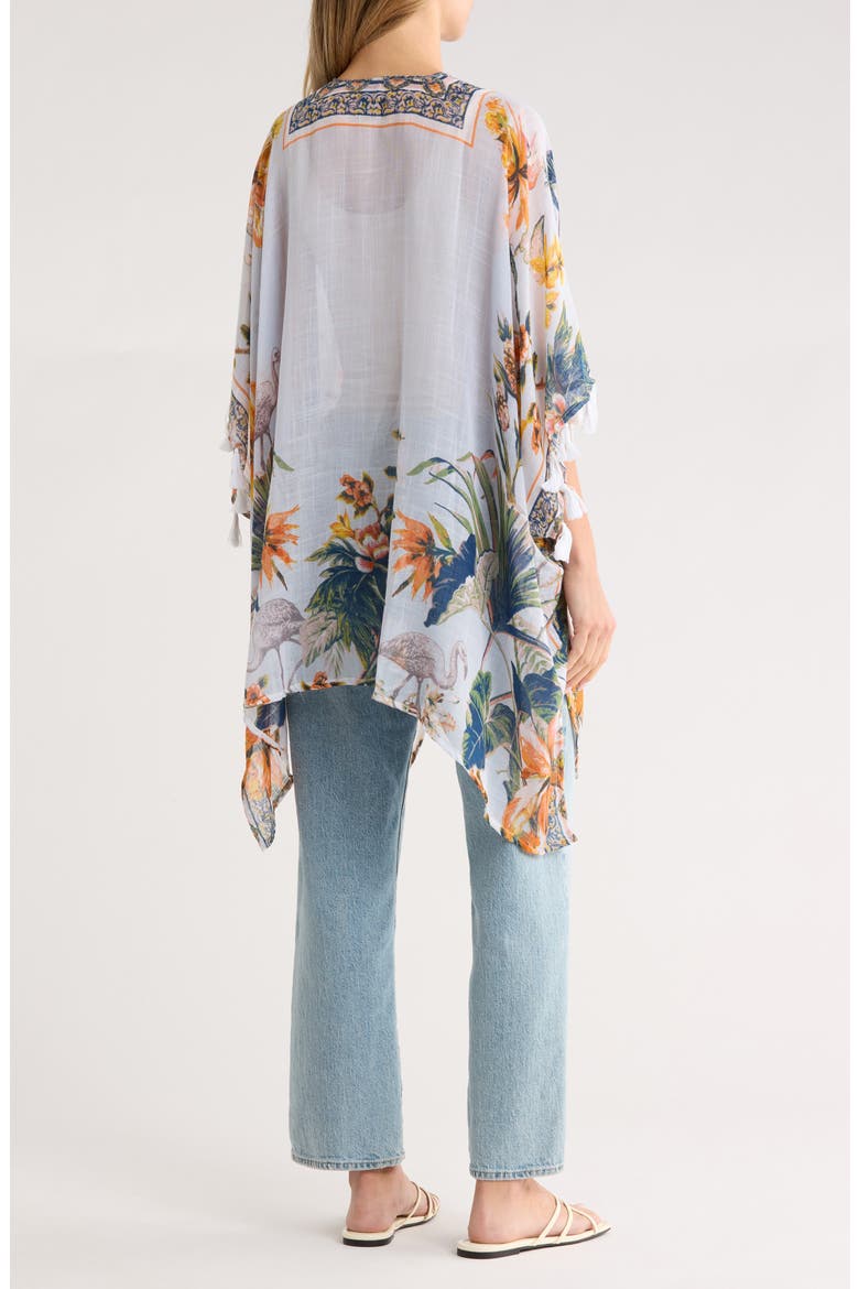 Tropical Floral Topper, Alternate, color, WHITE