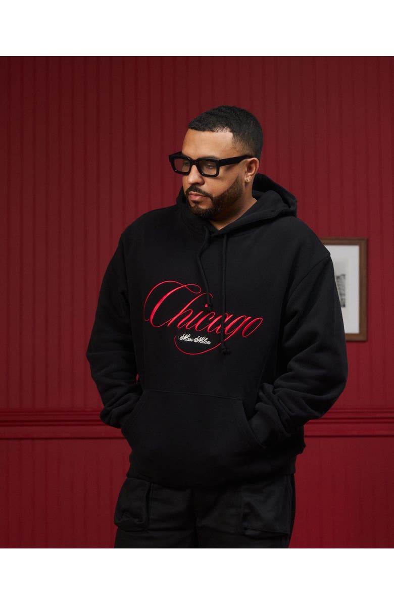 MARC NOLAN Chicago Hoodie - Black - Unisex, Alternate, color, Black