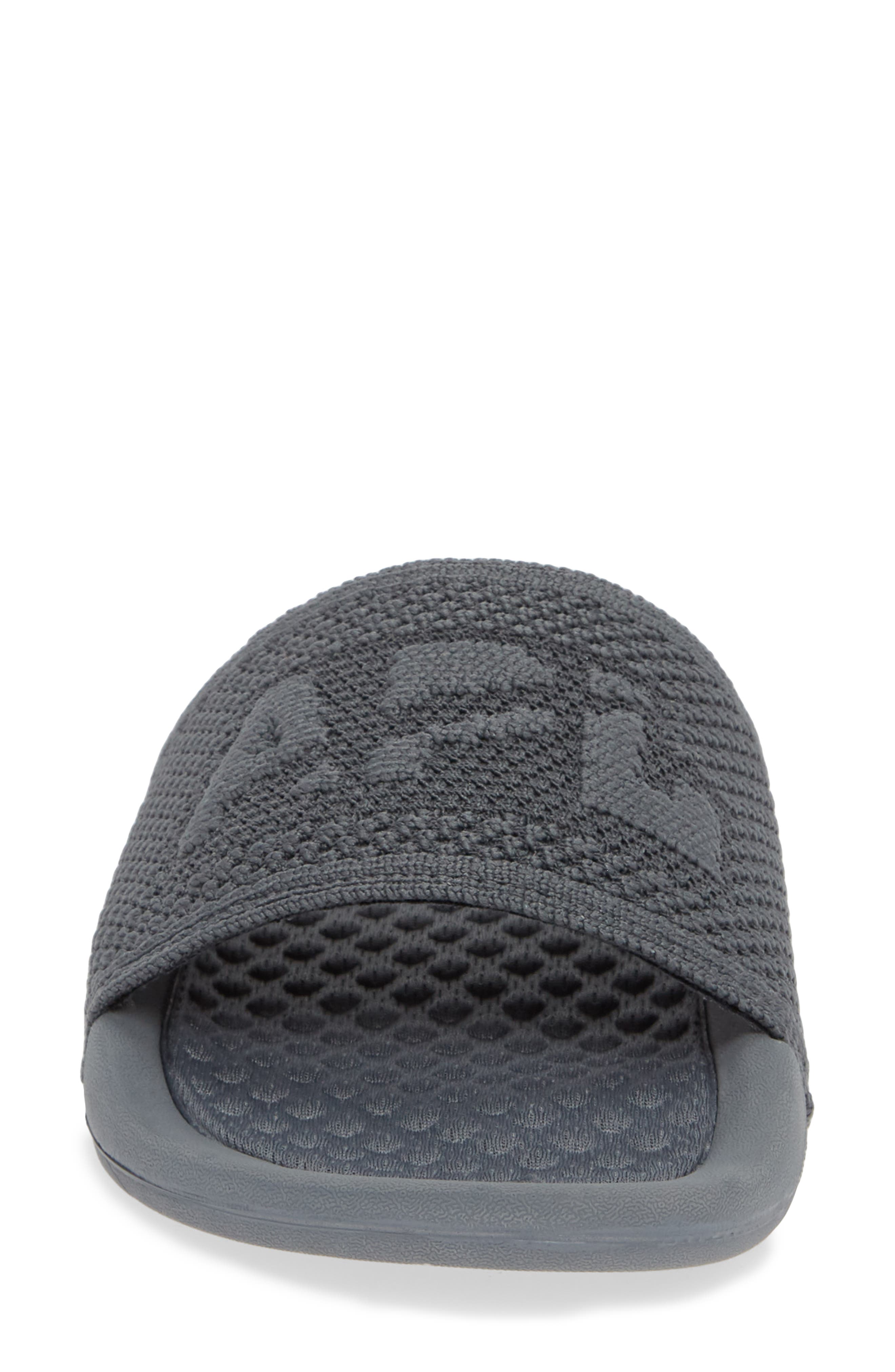 Big Logo TechLoom Knit Sport Slide, Alternate, color, COSMIC GREY