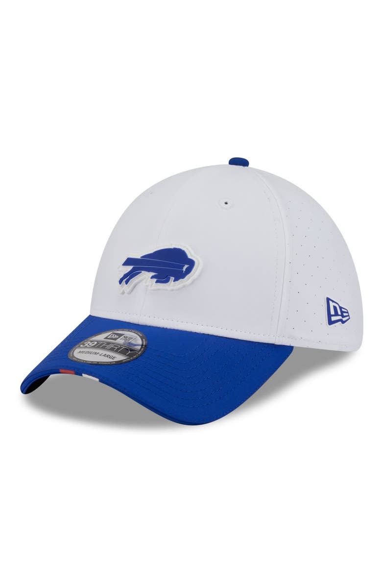 New Era Men's New Era  White/Royal Buffalo Bills 2025 NFL Training Camp 39THIRTY Flex Hat, Alternate, color, White