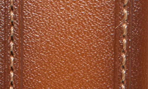 Original Penguin Brownie Reversible Leather Belt In Tan/black