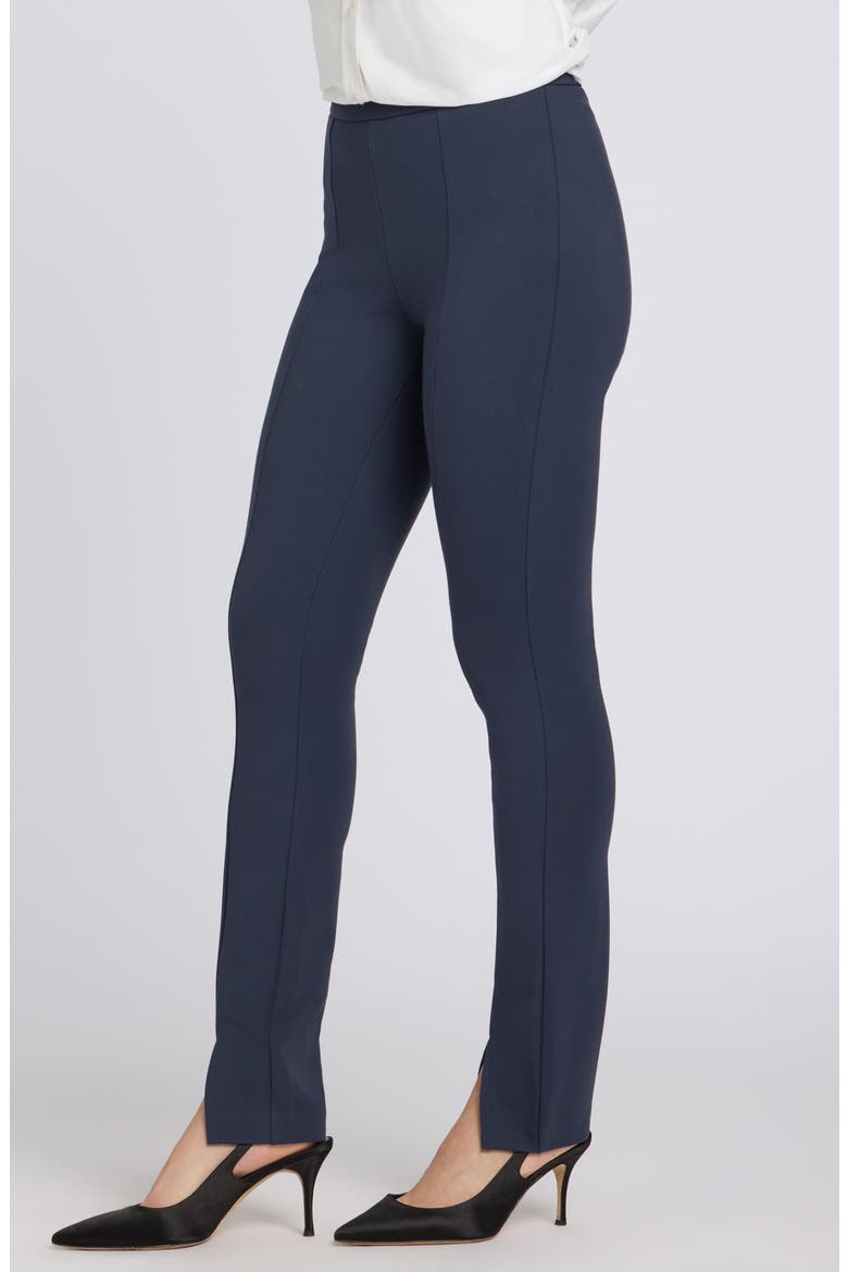 Zelda Sculpt-Her™ Slit Hem Pants, Alternate, color, OXFORD NAVY