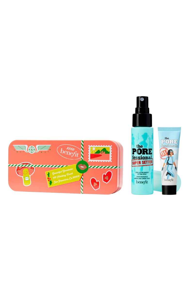 Benefit Cosmetics The POREfect Mini Pore Primer & Setting Spray Set USD $28 Value, Main, color, 