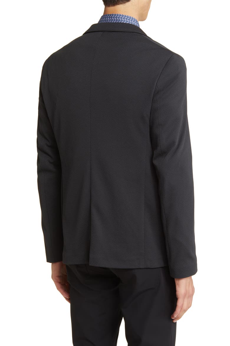 Textured Stretch Blazer, Alternate, color, GREY