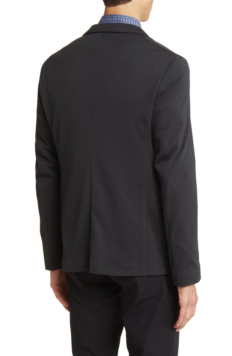 Emporio Armani Textured Stretch Blazer, Alternate, color, 