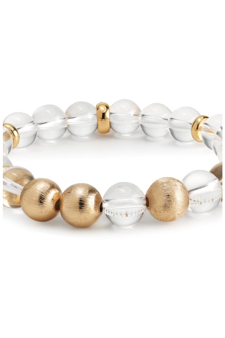Eden Seed Dew Bracelet, Alternate, color, Gold & Crystal Clear"