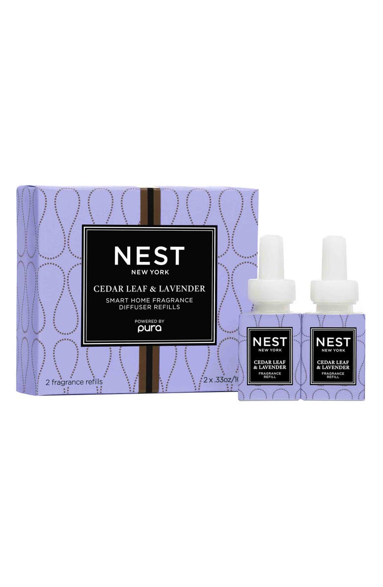 NEST New York New York Pura Smart Home Fragrance Diffuser Refill Duo, Alternate, color, Cedar Leaf And Lavendar