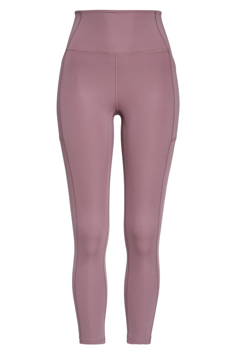 Pocket Crop Leggings, Alternate, color, FLINT