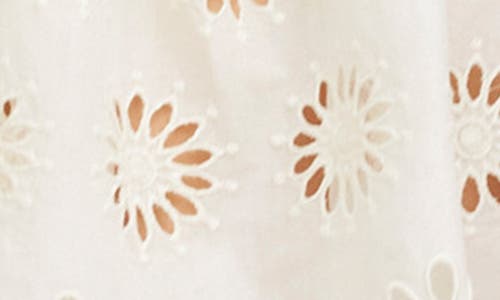Madewell Embroidered Shirred Puff Sleeve Top