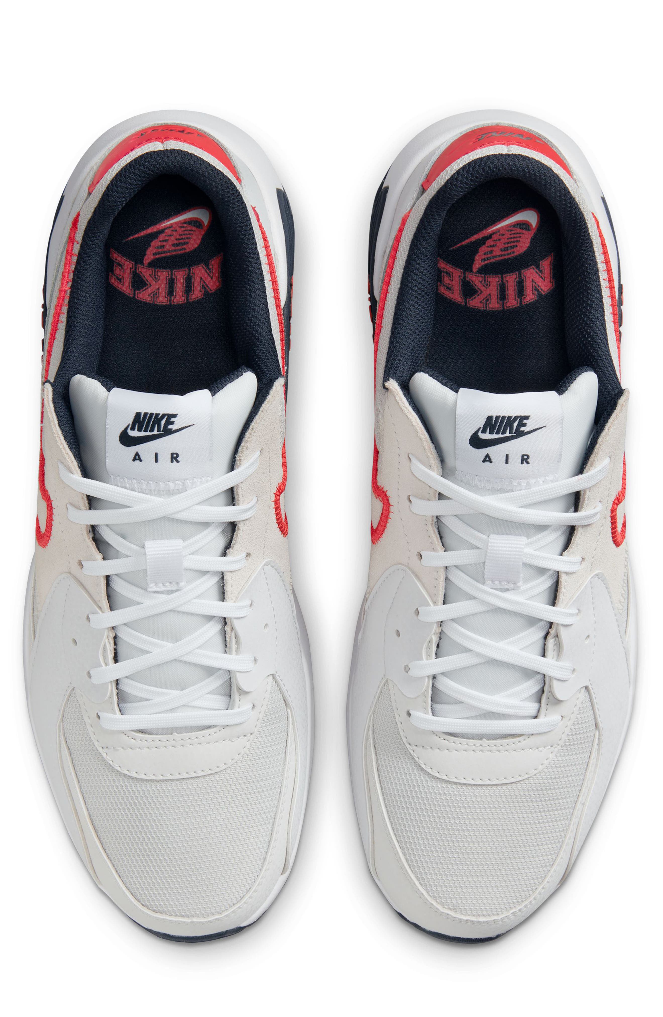Nike Air Max Excee Sneaker, Alternate, color, Photon Dust/ Red/ Obsidian