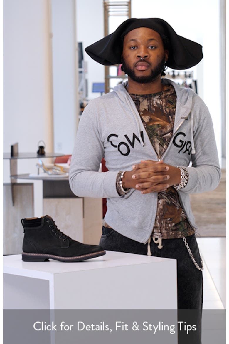 Norwalk Plain Toe Lace-Up Boot video