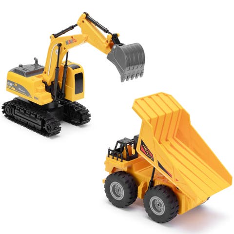 Twin Pack Digger and Dumper - 1/24 Scale Remote Control Vehicle