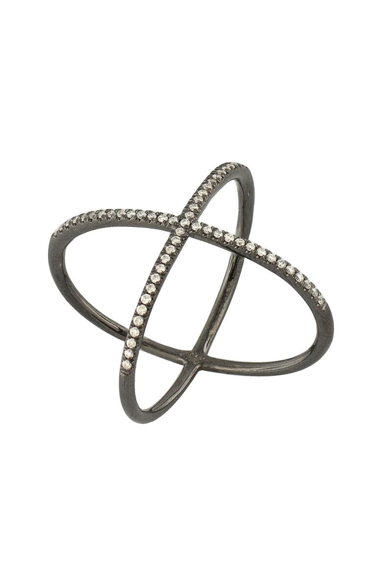 Bony Levy Crossover Diamond Ring, Main, color, 