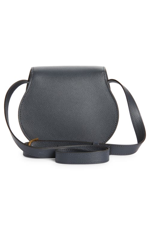 Chloé Small Marcie Leather Crossbody Bag In Black