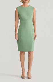 KASPER Cap Sleeve Sheath Dress