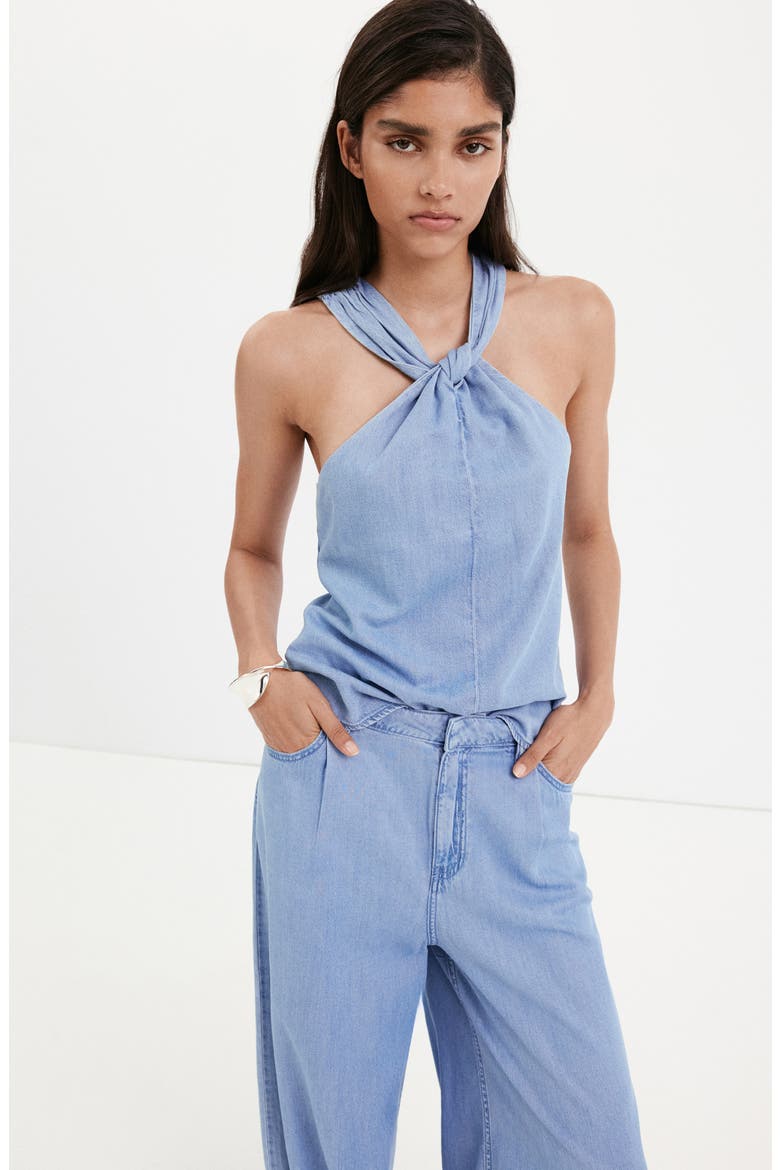 High Waist Baggy Jeans, Alternate, color, LIGHT BLUE
