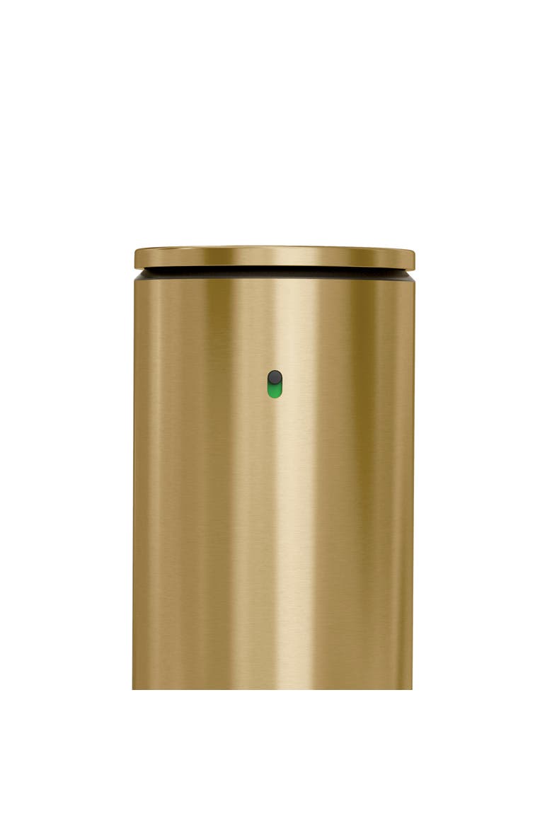 14 oz. liquid sensor pump with caddy, Alternate, color, Brass