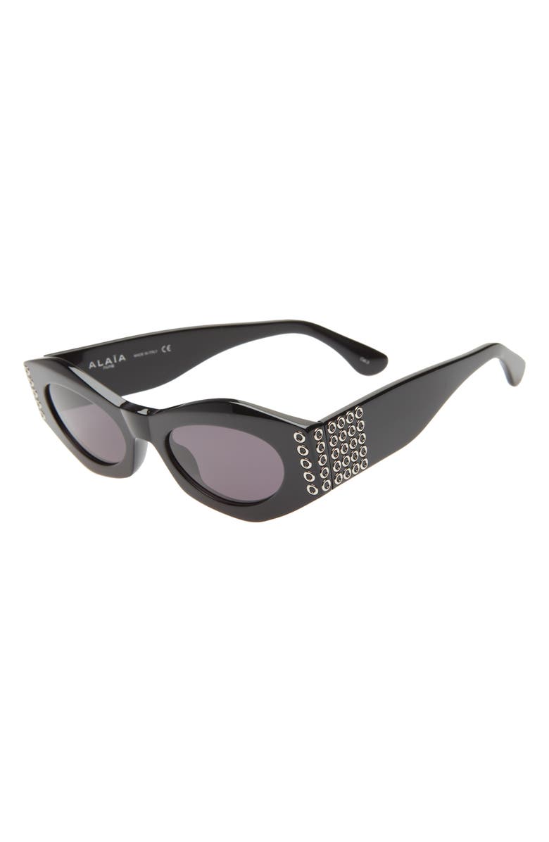 Alaïa 50mm Butterfly Sunglasses, Alternate, color, 