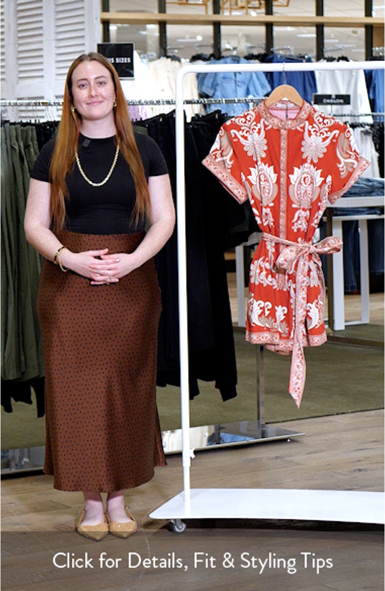 Lucy Tie Waist Romper, sales video thumbnail