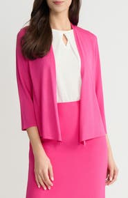 KASPER Self Edge Open Front Cardigan