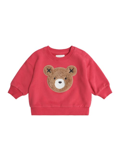 Huxbaby Furry Huxbear Sweatshirt Girls In Red