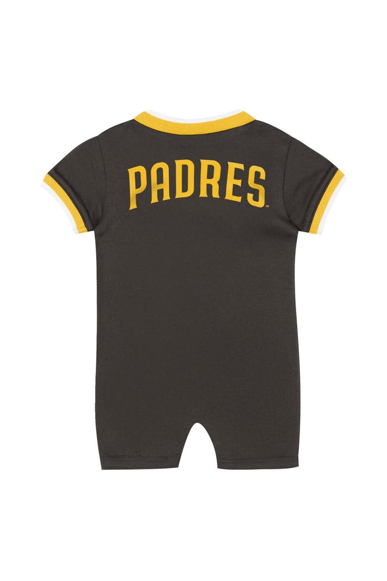 Infant Outerstuff Brown San Diego Padres Pinch Coverall, Alternate, color, Brown