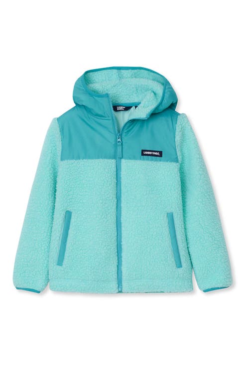 Kids High Pile Fleece Hooded Jacket