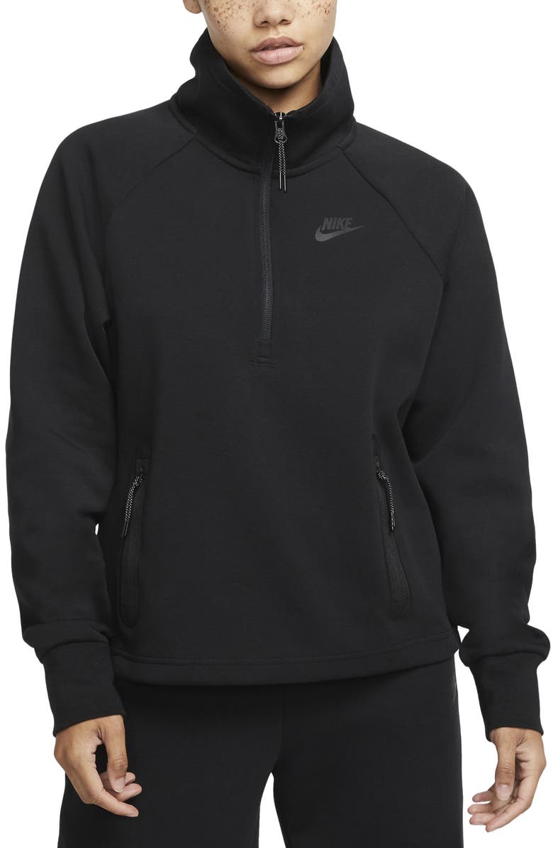 Nike Sportswear Tech Fleece Quarter Zip Sweatshirt, Main, color, 