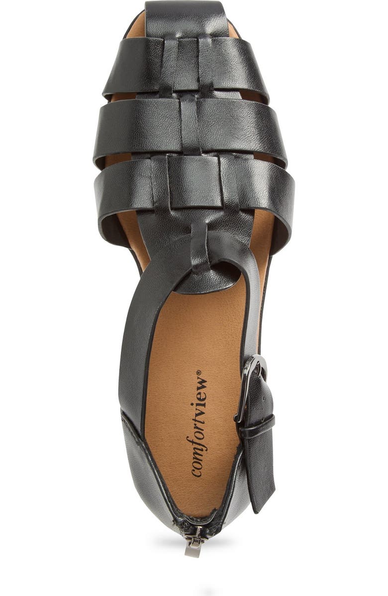 Comfortview The Cooper Fisherman Flat, Alternate, color, Black