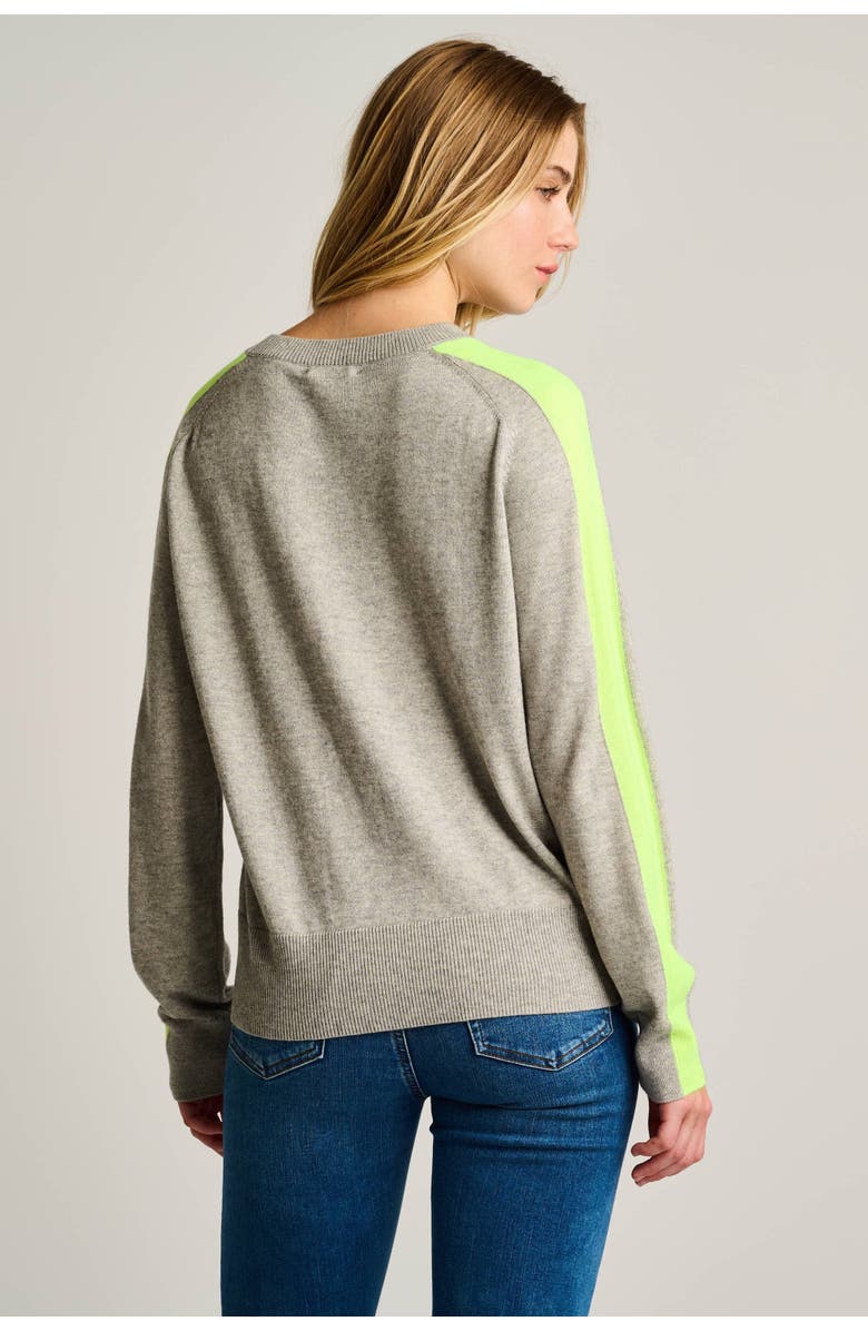 Lisa Todd Stripefull Sweater, Alternate, color, Fog