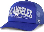 '47 Men's '47 Royal Los Angeles Dodgers Backhaul Foam Trucker Snapback Hat