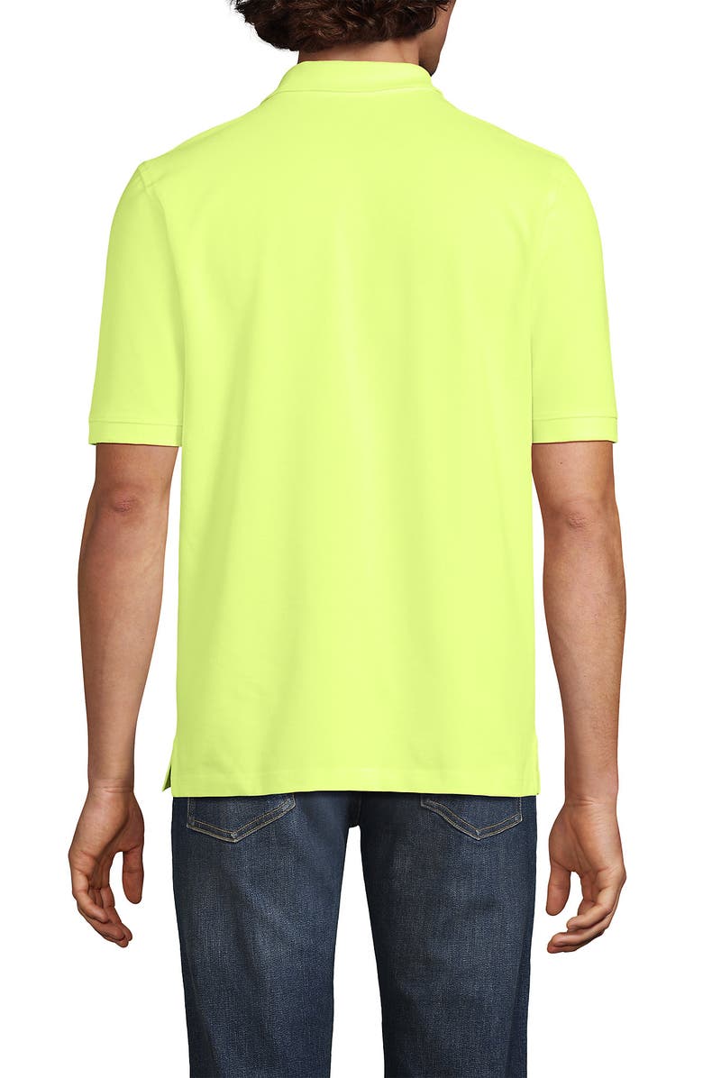 Lands' End Short Sleeve Comfort-First Mesh Polo Shirt, Alternate, color, Soft Limoncello Yellow