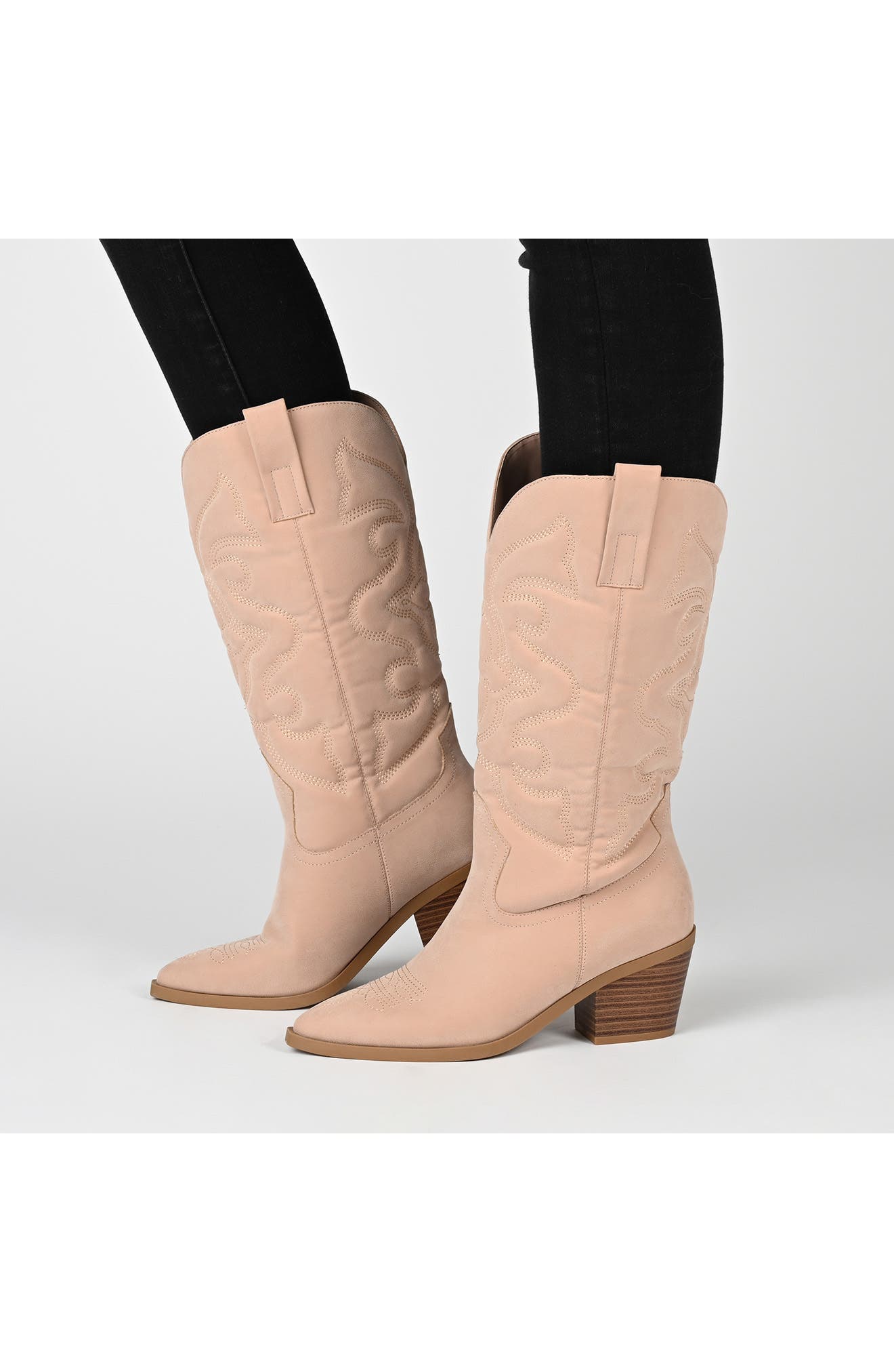 Chantry Western Boot, Alternate, color, BLUSH